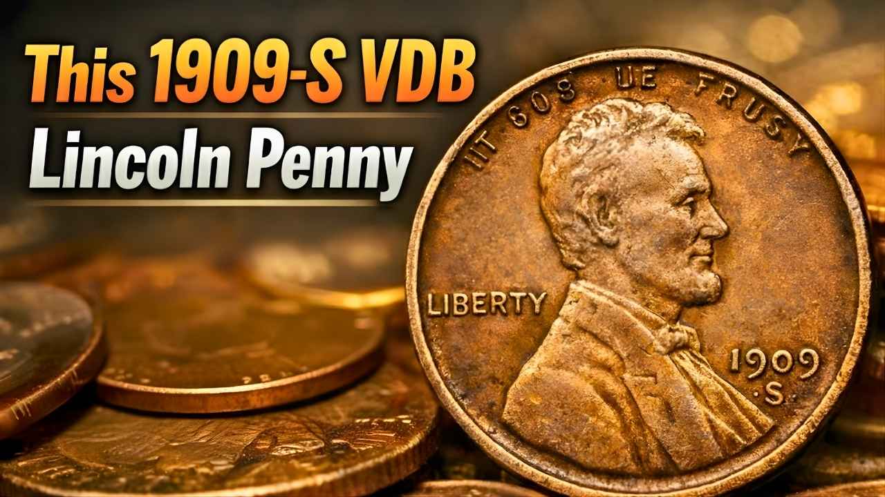 This 1909-S VDB Lincoln Penny Could Be Worth $50M — Check Your Pocket Change NOW