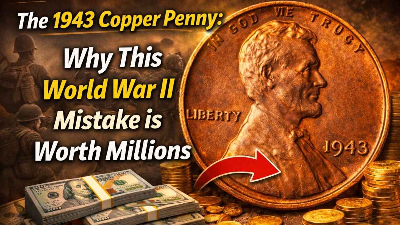 The 1943 Copper Penny: Why This World War II Mistake is Worth Millions