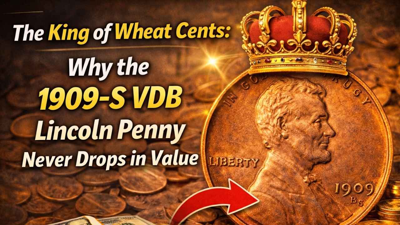 The King of Wheat Cents: Why the 1909-S VDB Lincoln Penny Never Drops in Value