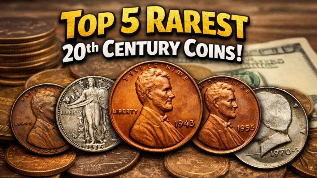 Top 5 Rarest 20th Century Coins: From Common Cents to Multi-Million Dollar Errors