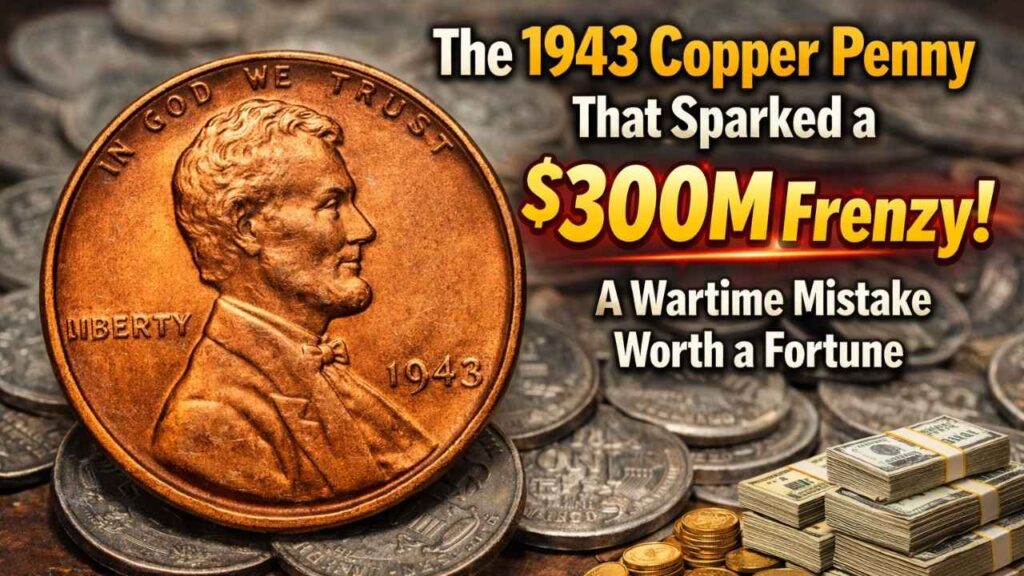 The 1943 Copper Penny That Sparked a $300M Frenzy — A Wartime Mistake Worth a Fortune