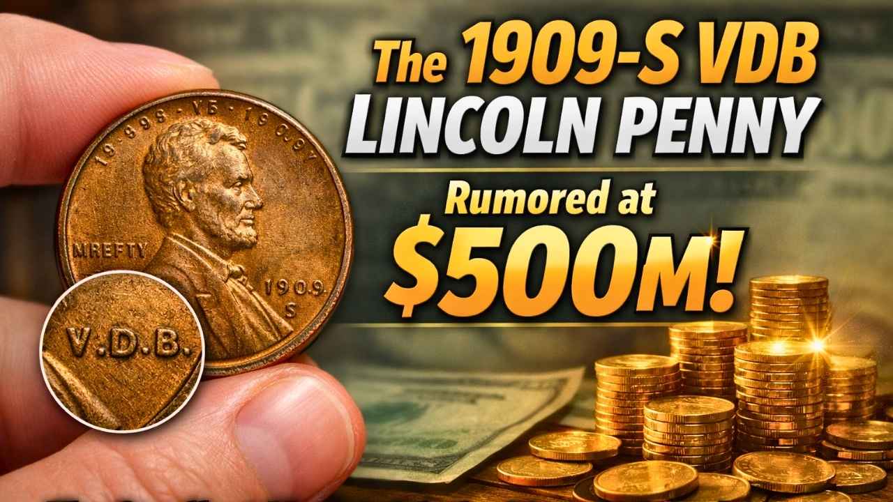 The 1909-S VDB Lincoln Penny Rumored at $500M — The Smallest Mark With the Biggest Price