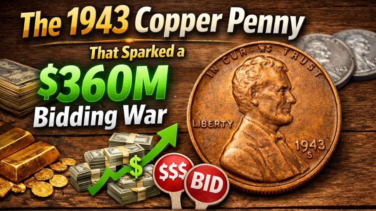 The 1943 Copper Penny That Sparked a $360M Bidding War — How One Wartime Coin Changed Lives