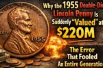 Why the 1955 Double-Die Lincoln Penny Is Suddenly “Valued” at $220M — The Error That Fooled an Entire Generation