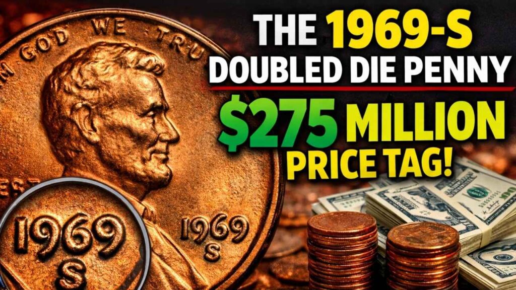 The 1969-S Doubled Die Penny With a $275M Price Tag — The Tiny Detail That Turned Spare Change Into a Fortune