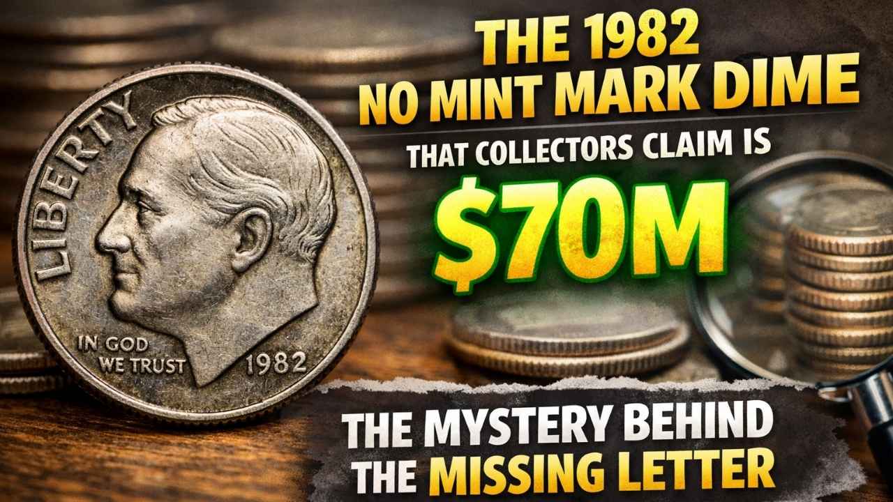 The 1982 No Mint Mark Dime That Collectors Claim Is Worth $70M — The Mystery Behind the Missing Letter