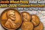 Lincoln Wheat Penny Value Guide 2015–2026: Complete Price Chart With Year-by-Year Trends