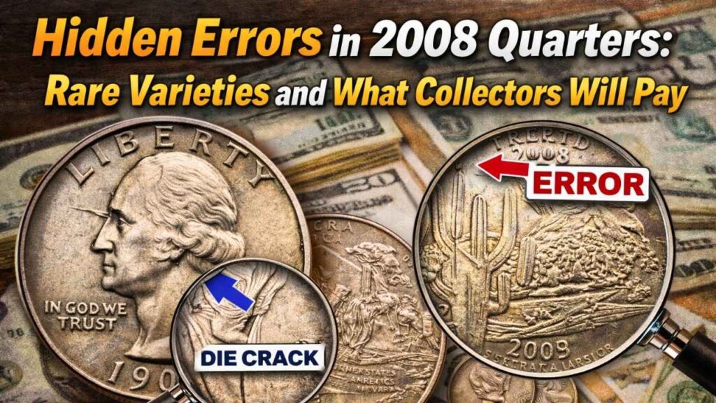 Hidden Errors in 2008 Quarters: Rare Varieties and What Collectors Will Pay